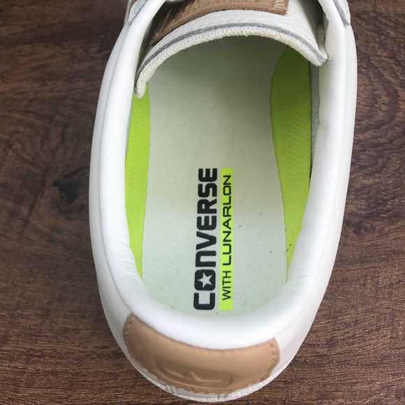 NWT Converse PL 76 OX Egret/Tan WMNS AUTHENTIC. - Picture 6 of 8